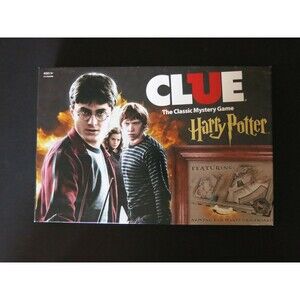 Harry Potter CLUE Classic Mystery Board Game Hogwarts USAopoly 2016 Complete set